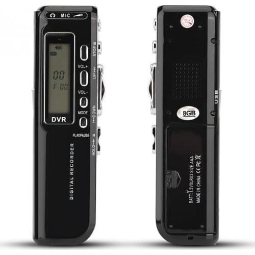Digital Voice Recorder Pen Multi-language 8GB Memory Auto Recording Mini Audio Recorder Phone Call Recording