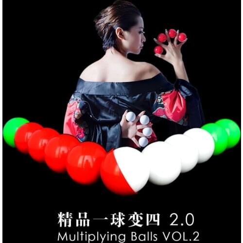 Deluxe Multiplying Balls (45mm) One To Four Balls Soft Magic Tricks Stage Props Comedy Gimmick Illusion