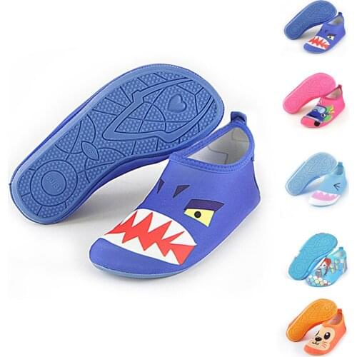 Childrens Beach Water Shoes Non-Slip Quick-Drying Swimming Barefoot Pool Toddler Shoes Seaside Barefoot Beach Water Skin Shoes