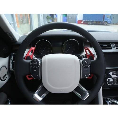 For Land Range Rover Evoque/Sport Discovery 4 For Jaguar XE/XF/XJ/F-Pace Steering Wheel Gear Shift Paddles Aluminum Top Quality