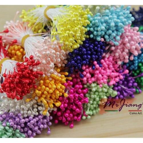 Artificial Simulation Flower Core Stamen DIY Sugar Paste Peony Flower Petal Modeling tool For Fondant Cake Decorating Mold Tool