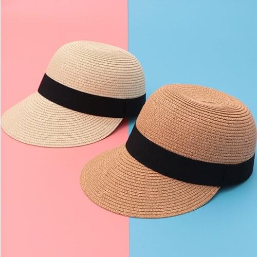 Fashion Lovely Peaked Cap for Women 2021 New Straw Hat Woman Outdoor Student Casual Sun Hats Sunscreen Summer Baseball Cap