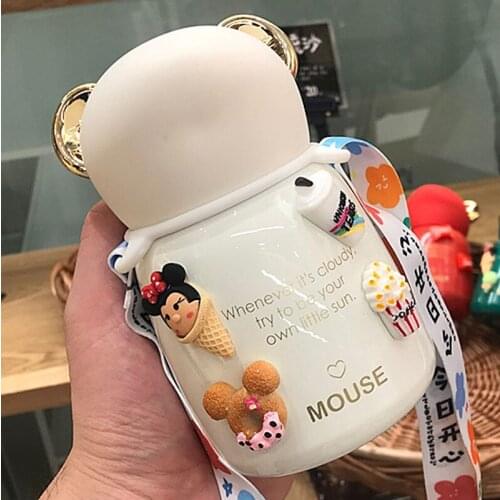 Creative lovely personality net red girl stainless steel insulated cup student childrens portable ins Fengsen series water cup