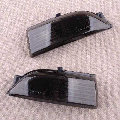 1 Pair Wing Smoke Lens Rear View Mirror Light Lamp Cover Fit for Ford Ranger T6 XL XLS XLT Pickup Everest 2012 2013 2016 2017