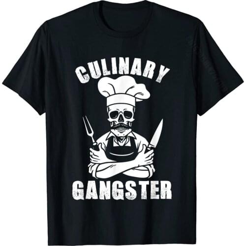 Culinary Gangster Cool Cooking Guru T-Shirt T-Shirt Coupons Normal T Shirt Cotton Man Tops T Shirt Summer