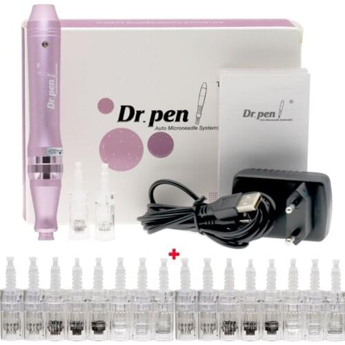 Dr.Pen Ultima M7 Microneedling Pen Electric Micro Needle Micro Rolling Derma Acne Remover Beauty Machine With 18Pcs Cartridges