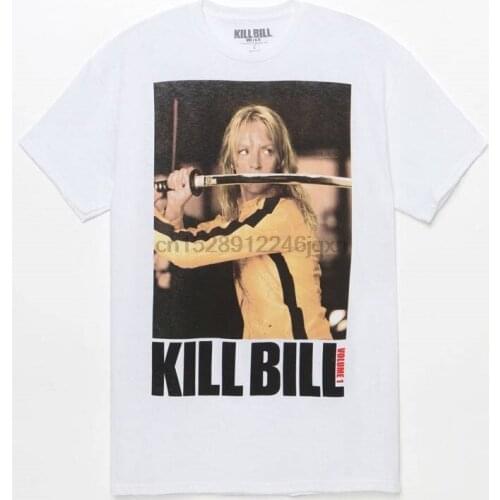 New Pacsun Mens Kill Bill Vol 1 Ii White Movie Crewneck Tee T-Shirt Small 2019 Cool Tees