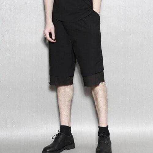 The new straight leg, dark Japanese, Faux textured, ruffled, loose fitting Haren Pants