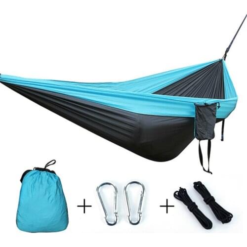The New Outdoor Swing Hammock Garden Double Nylon Parachute Bed Fashion Portable Picnic Camping Leisure Outdoor Products