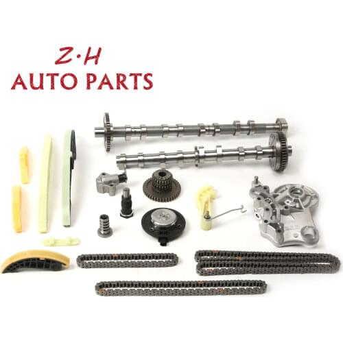 Camshaft Control Solenoid Valve 13 Pcs Timing Chain Tensioner Repair Kit For AUDI A4 A5 TT VW SKODA SEAT EA888 MK2 1.8 T/2.0 T