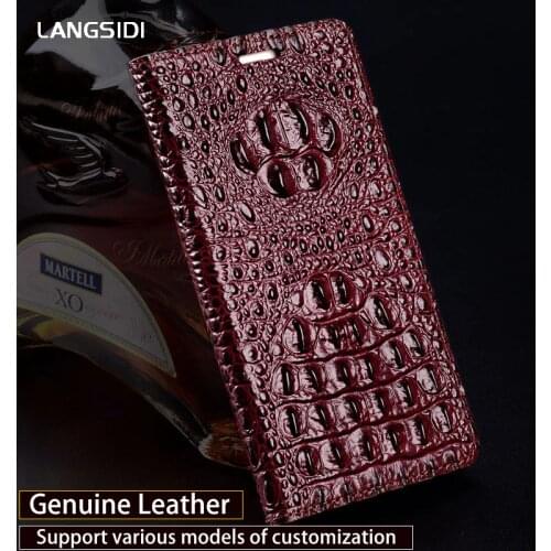 Luxury Phone Case For Huawei P8 P9 P10 P20 Mate 9 10 Lite case Crocodile back Texture Flip cases For Honor 7 7X 8 9 lite P Smart