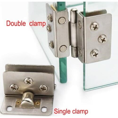 Steel Glass hinge clamp board arcylic door Piano Plexiglass hinge show exhibition Cake box cupboard electronic jewel advertise