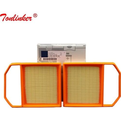 Air Filter A2760940504 2Pcs For Mercedes-benz C218 CLS320 X218 CLS400 2014-2019 Model High Quailty Paper Car Engine Air Filter
