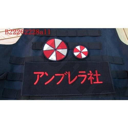 Embroidered patch 3 patchess a lot Umbrella Corporation Japanese branch