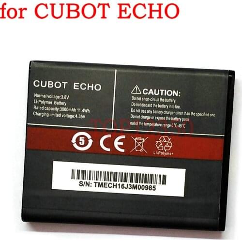 High Quality 3000mAh battery For CUBOT ECHO Mobile phone