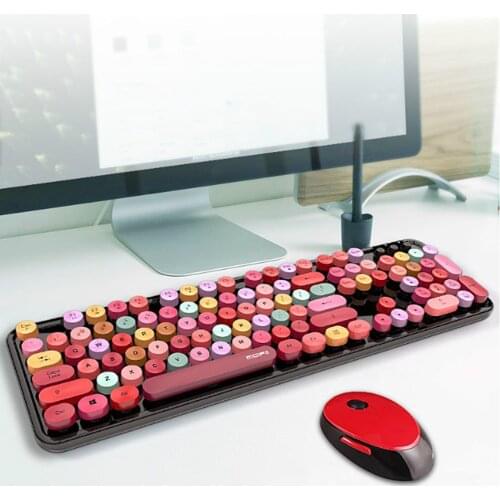 1set Mechanical Gaming Keyboard Wireless Keyboard Anti-ghosting Mouse keyboard Mix Backlit LED USB Mouse For PC Gamer Laptop