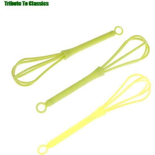 1pc Long Handle Egg Mixer Tools Small Manual Ceramic Cartoon Handle Egg Kitchen Cake Baking Mixer Mini Handheld Egg Beater