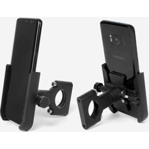 360 Degree Universal Metal Bike Motorcycle Motorbike Mirror Handlebar Smart Phone Holder Stand Mount