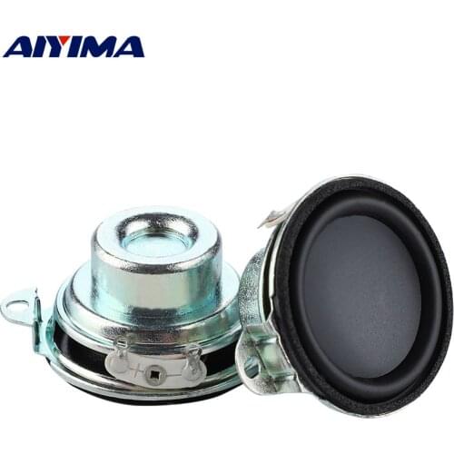 AIYIMA 1.5 INCH 40MM Audio Speaker 4 Ohm 4W Full Range Neodymium Mini Altavoz for Flip 2 Harman Kardon Speakers Repair DIY 2PCS