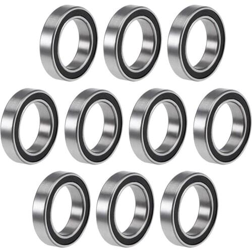Promotion! 10PCS 6701-2RS 12X18X4 mm Miniature Double Rubber Sealed Deep Groove Ball Bearings