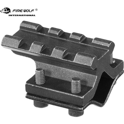 FIRE WOLF Adjustable Universal Rail 20mm Picatinny/weaver Barrel Mount Rail Adapter For Tactics Scope Laser Flashlight Converter