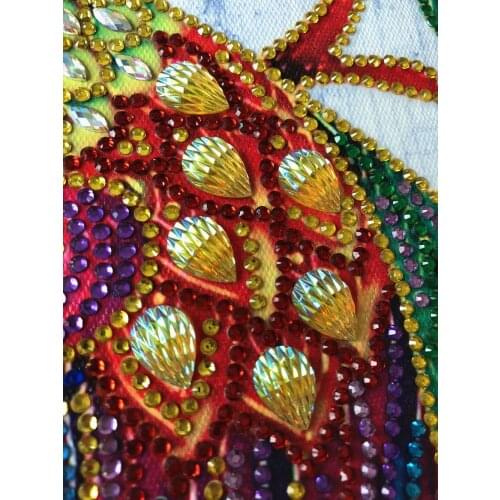 2019 new arrived crystal and Special Shaped Peacock Diamond Embroidery,5D,Diamond Painting,Cross Stitch,DIY Diamond painting