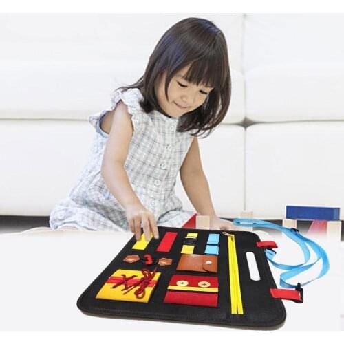 Childrens Educational Dressing Board Toys Preschool Education 1-6 Years Old Hands-on Toy Drawing Board Learning To Wear Clothes