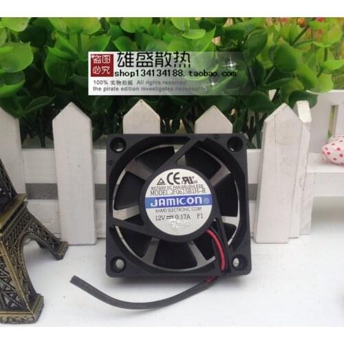 For Kaimei jamicon JF0615B1H-R 12V 0.17A 6cm 6015 2-Wire Cooling Fan