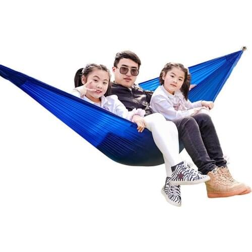 Hammock Outdoor Leisure Camping Double Hammock With Tying Rope And Quick Hanging Max Load 400kg Can Be Used As A Picnic Cloth