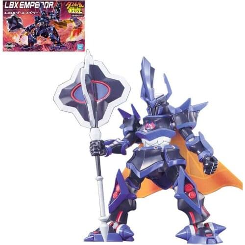 BANDAI WARS LBX 006 THE EMPEROR Model Kids Assembled Toy Robot Japanese Anime Action Figure Collection Puzzle Gifts For Children
