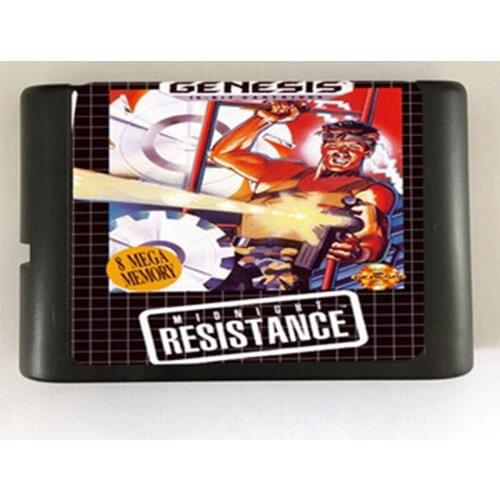 Contra 3 Midnight Resistance Game Cartridge Newest 16 bit Game Card For Sega Mega Drive / Genesis System