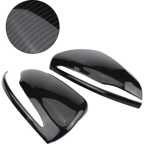 Rearview Mirror Covers for Mercedes Benz C/E/GLC/S Class W205 W213 X253 W222 Caps Replacement Side Rear-View Carbon Fiber