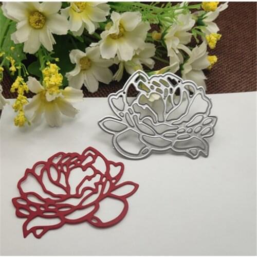 Love Flower Metal Cutting Dies Stencils For DIY Scrapbooking Decorative Embossing Handcraft Die Cutting Template