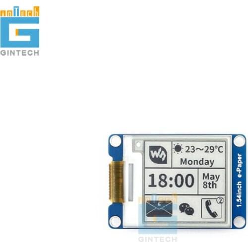 200x200, 1.54inch E-Ink display e-Paper module 1.54inch e-Paper Module