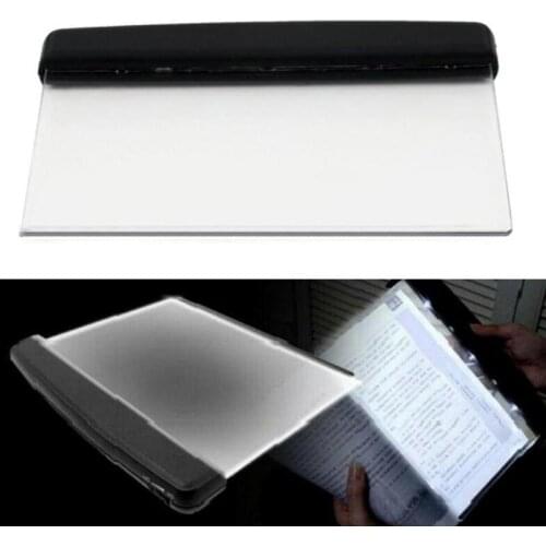 LED Flat Plate Night Reading Lamp Creative Eye Protection Student Bedroom Book Portable Dormitory Home Travel Lights
