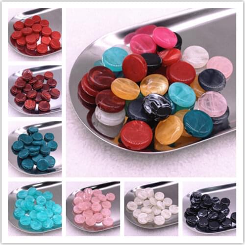 NEW 15mm 22mm Imitation Stone Beads Oval Shape Acrylic Beads for Jewelry Making DIY Earring Pendant