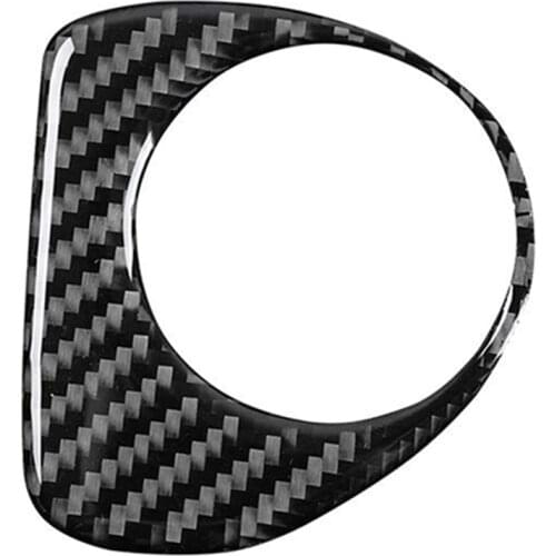 Carbon Fiber Engine Ignition Start Switch Lock Trim Cover for Ford F150 2015-2019 Accessories