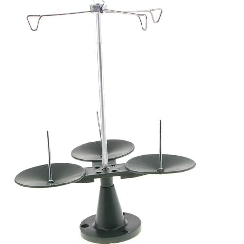 Three Cone Spools Thread Stand Rack Holder for Overlock Sewing Machines, Assemable Tailors Sewing Tool for Overlock Embroidery