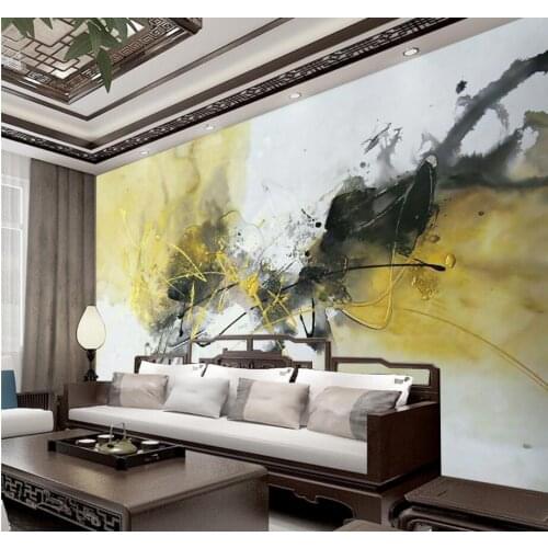 Beibehang Custom Wallpaper Home Decorative Mural Abstraction Ink Painting Bedroom Living Room TV Sofa Background Wall Murals