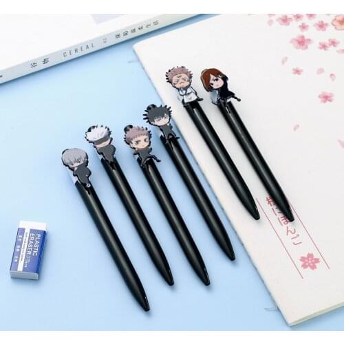 1pcs Japan Anime Jujutsu Kaisen Ballpoint Pen Kawaii Cute Cartoon Ballpen for fans Gift