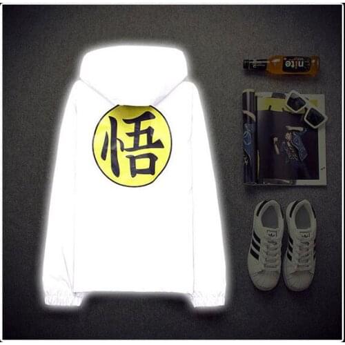 Dance jacket Reflective hoodies Florescent light Night coat Spring
