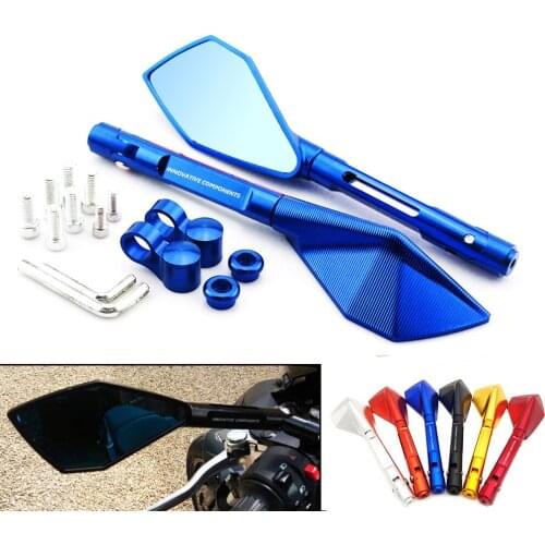 For Suzuki GSXR1000 GSXR1100 GSXR400 GSXS1000 VS800 Universal Motorcycle Mirror Rearview Side Mirrors Motorbike Accessories