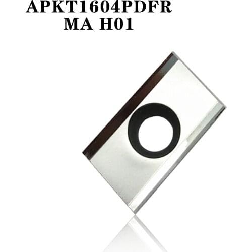 50PCS APKT1604 PDFR APKT 1604 MA H01 Aluminum cutter blade Insert Cutting Tool turning tool CNC Tools AL +TIN Alloy wood