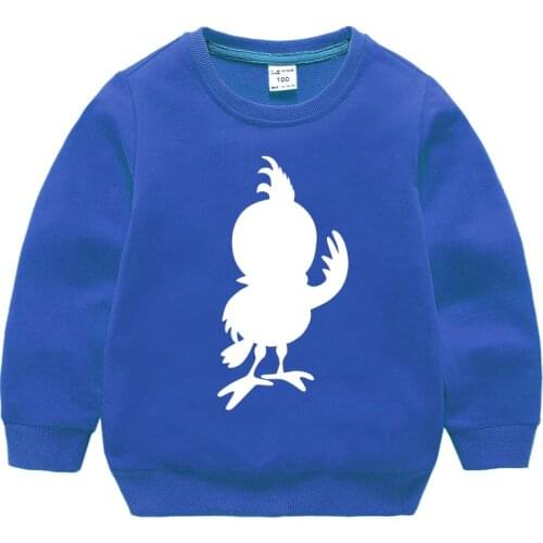 Children Sweatshirt Kids Boys Girls Toddler Tops Autumn Spring Hoodies Clothing Clothes Print Cartoon Chicken Long Sleeves