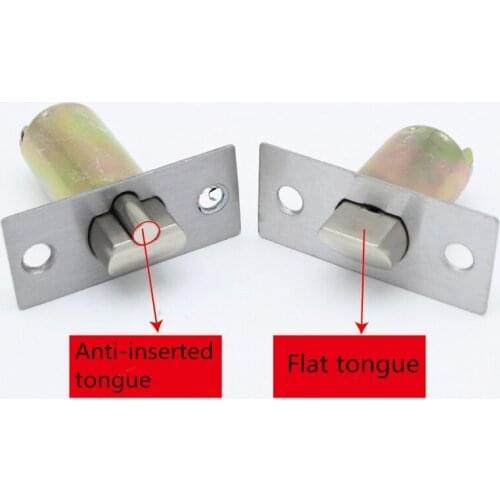 Round Door Handle Door Knobs Lock Accessories Stainless Steel Entrance Passage Door Lock lock tongue lock core