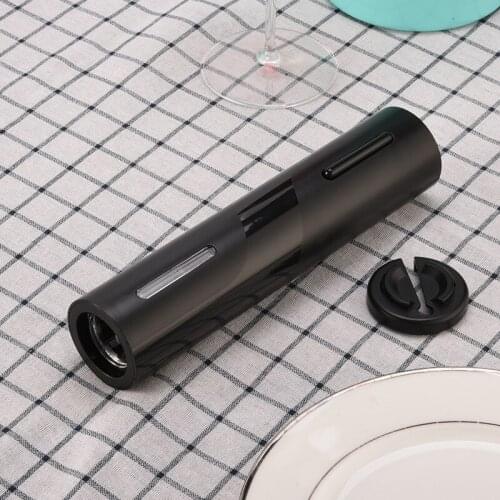 Wine Bottle Opener Kitchen Wine Black Electric Safe Portable Stainless Steel Pin Cork Remover Air Pressure Corkscrew Kitchen