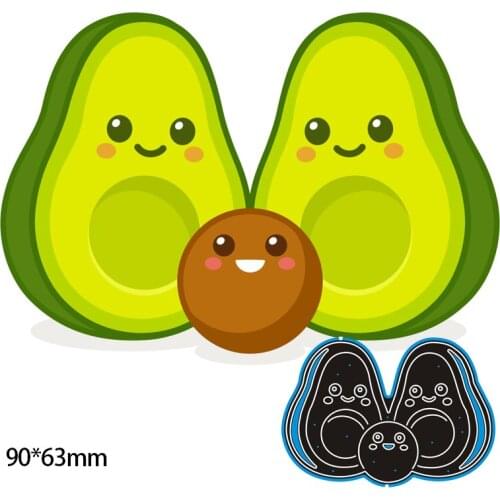 Metal Cutting Dies Avocado New for decor card DIY Scrapbooking stencil Paper Album template Dies 90*63mm