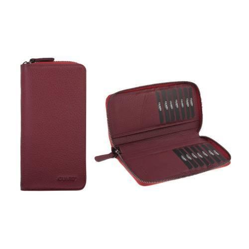 Genuine Leather Men 'S Wallet Card Wallet and Phone Case Burgundy Genuine Real Turkish Leather Production