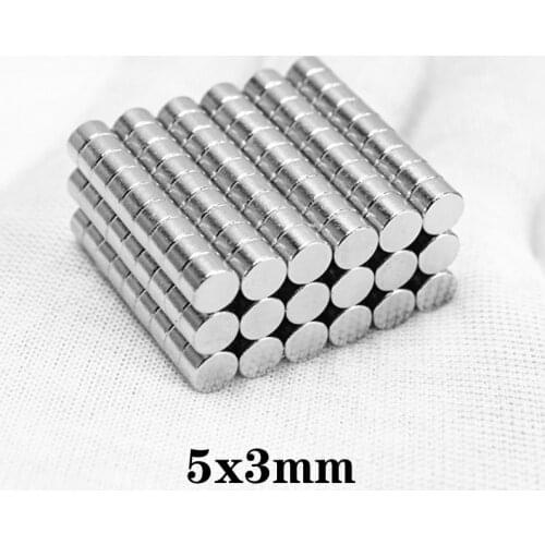 20~1000pcs 5x3 mm N35 Small Round Powerful Magnet 5mm x 3mm Sheet Neodymium Magnet 5x3mm Permanent NdFeB Magnets Strong 5*3 mm