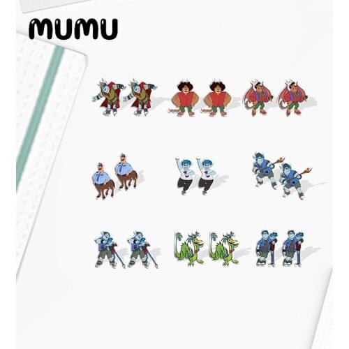 2021 New Onward Stud Earring Barley Ian Epoxy Jewelry Resin Acrylic Earrings Handmade Gifts Fan